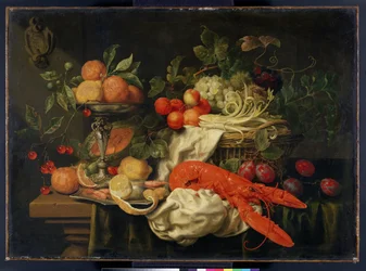 Stillleben mit Hummer, 1660